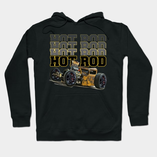 Hot Rod - Hot Rod - Hot Rod Hoodie by Wilcox PhotoArt